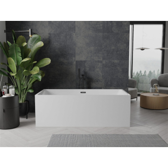 Mexen NITA voľne stojaca vaňa 170x80x58 cm, biela, čierny prepad 52091708000-B