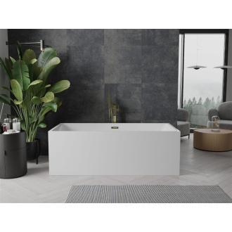 Mexen NITA voľne stojaca vaňa 170x80x58 cm, biela, zlatý prepad 52091708000-G