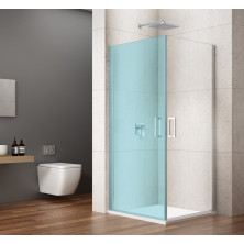 LORO sprchové dvere jednodielne pre rohový vsup 900mm, číre sklo GN4990