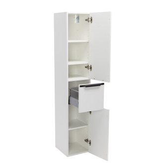 NOBIA vysoká 30x158x35 biela lesk P NOBIAV30PBLN