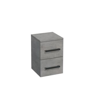 CUBE WAY nízka skr.32,5x33x51, betón CUBE2N32BE