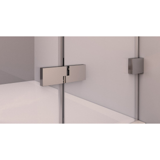 FORTIS EDGE sprchové dvere bez profilu 900mm, číre sklo, pravé FL1290R
