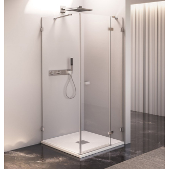 FORTIS EDGE sprchové dvere bez profilu 900mm, číre sklo, pravé FL1290R