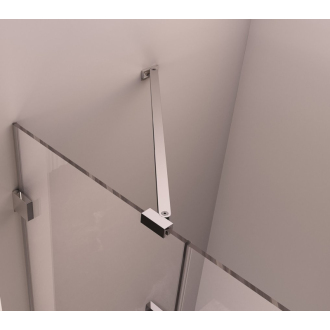 FORTIS EDGE sprchové dvere bez profilu 1100mm, číre sklo, pravé FL1211R