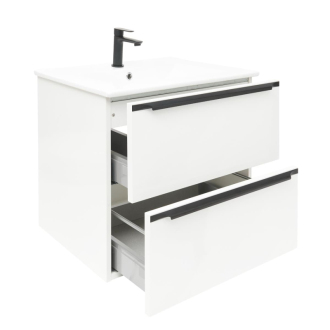 NOBIA skrinka s umýv. 60cm, biela lesk NOBIA60ZBL