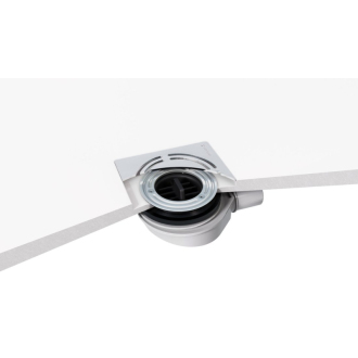 FLEXIA GEBERIT vaničkový sifón, priemer 90mm, DN40, krytka nerez mat 17731