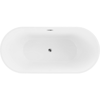 Mexen LUNA vaňa voľne stojaca 170x80x58 cm, biela, prepad chróm 52031708000