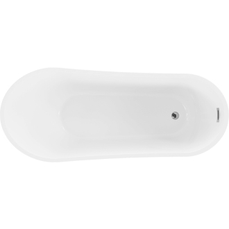 Mexen Alta voľne stojaca vaňa 170 x 75 cm, biela, prepad chróm - 52141707500