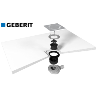 FLEXIA GEBERIT vaničkový sifón, priemer 90mm, DN40, krytka zlato mat 17752