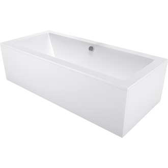 Mexen Cube obdĺžniková vaňa 170 x 80 cm s plášťom, biela - 55051708000X