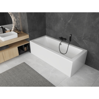 Mexen Cube obdĺžniková vaňa 170 x 80 cm s plášťom, biela - 55051708000X