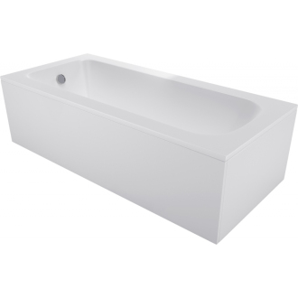 Mexen Vega obdĺžniková vaňa 180 x 80 cm s plášťom, biela - 55011808000X