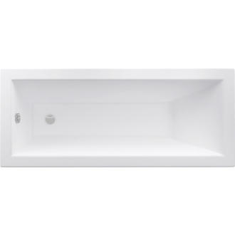 Mexen Cubik obdĺžniková vaňa 150 x 70 cm s plášťom, biela - 55031507000X