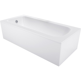 Mexen Vega obdĺžniková vaňa 170 x 70 cm s plášťom, biela - 55011707000X