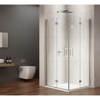 LORO štvorcový sprchovací kút 700x700 mm, rohový vstup
