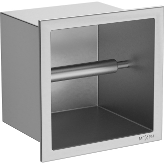 Mexen X-WALL-P Zápustný držiak toaletného papiera, inox 1913