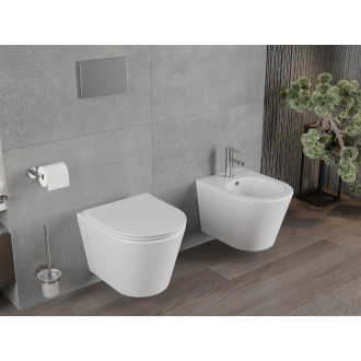 Mexen RICO WC misa Rimless Duroplast + sedátko, biela mat 30724001