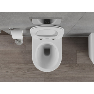 Mexen RICO WC misa Rimless Duroplast + sedátko, biela mat 30724001