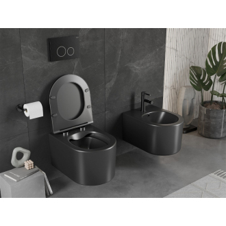 Mexen SOFIA Toaletná misa Rimless, čierna matná 3354XX85