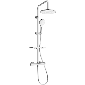 Mexen KT05 sprchový set termostatickou batériou, chróm/biela - 771500593-00