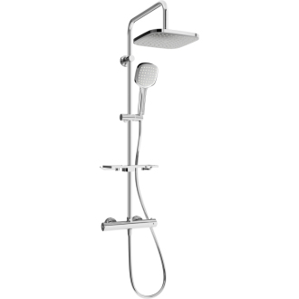 Mexen KT33 sprchový set termostatickou batériou, chróm - 771503393-00
