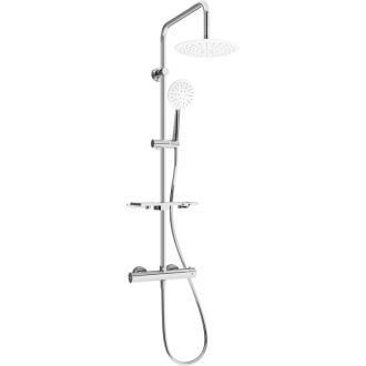 Mexen KT67 sprchový set termostatickou batériou, chróm / biela - 771506793-00