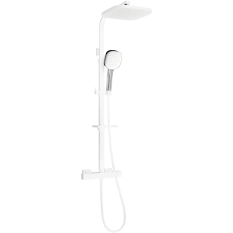 Mexen CQ33 sprchový set termostatickou batériou, biela/chróm - 772503395-21