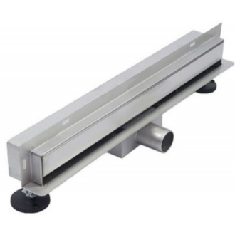 Mexen FLAT WALL 110 cm - 2v1 lineárny žľab k stene, nerez 1030110