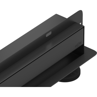 Mexen FLAT WALL 70 cm - 2v1 lineárny žľab k stene, čierna 1730070