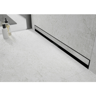 Mexen FLAT WALL 70 cm - 2v1 lineárny žľab k stene, čierna 1730070