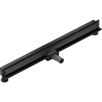 Mexen FLAT WALL 100 cm - 2v1 lineárny žľab k stene, čierna 1730100