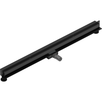 Mexen FLAT WALL 110 cm - 2v1 lineárny žľab k stene, čierna 1730110