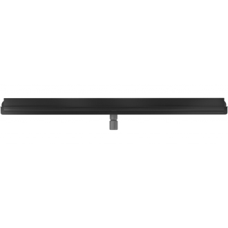 Mexen FLAT WALL 120 cm - 2v1 lineárny žľab k stene, čierna 1730120