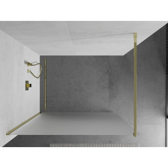 Mexen Kyoto sprchová stena 70 x 200 cm, mráz 8 mm, zlatá - 800-070-101-50-30