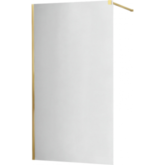 Mexen Kyoto sprchová stena 70 x 200 cm, 8 mm zrkadlo, zlatá - 800-070-101-50-50