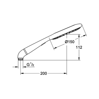GROHE Rainshower 27276000 ručná sprcha Icon chróm