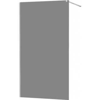 Sprchová stena Mexen Kyoto 90 x 200 cm, grafit 8 mm, chróm - 800-090-101-01-40