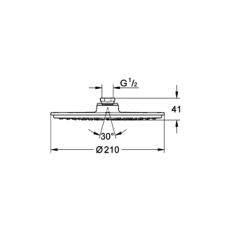 GROHE Rainshower 28368000 hlavová sprcha Modern