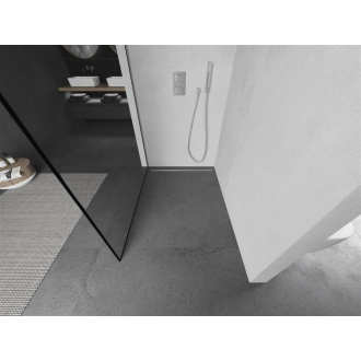 Mexen Kyoto sprchová stena 60 x 200 cm, transparent/čierny vzor 8 mm, chróm - 800-060-101-01-70
