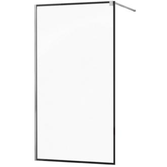 Mexen Kyoto sprchová stena 80 x 200 cm, transparent/čierny vzor 8 mm, chróm - 800-080-101-01-70