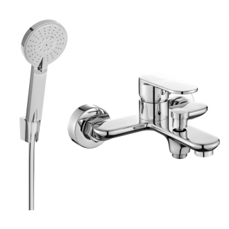 Mexen Milo R40 vaňová batéria so sprchovacím setom, chróm - 7133R40-00