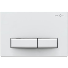 Mexen FENIX 09 Splachovacie tlačidlo, matná biela 600920