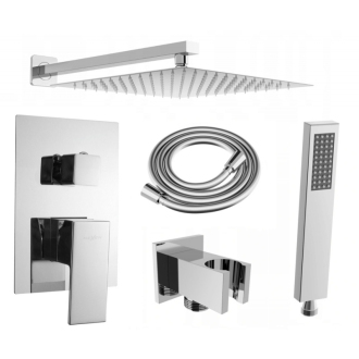 Mexen Uno DR02 sprchový set pod omietku, chróm - 71435DR02-00
