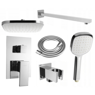 Mexen Uno DR33 sprchový set pod omietku, chróm - 71435DR33-00