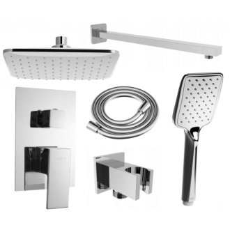 Mexen Uno DR62 sprchový set pod omietku, chróm - 71435DR62-00