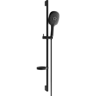 Mexen DS22 Posuvný sprchový set, čierny - 785224583-70