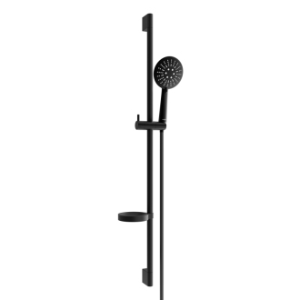 Mexen DS67 Posuvný sprchový set, čierny - 785674583-70