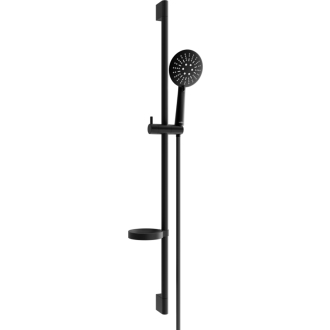 Mexen DS67 Posuvný sprchový set, čierny - 785674583-70
