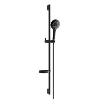 Mexen DS74 Posuvný sprchový set, čierny - 785744583-70