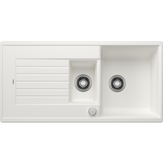 Blanco ZIA 6 S 514734 drez s odkvapom, obojstranný biela drez vstavaný